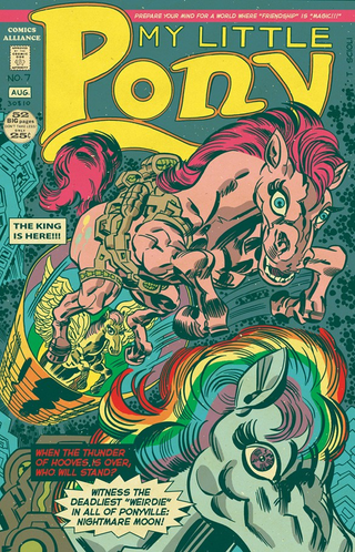 Illustration for article titled What if Jack Kirby made My Little Pony comics?
